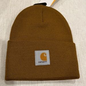 Carhartt knot cuffed beanie in brown NWT